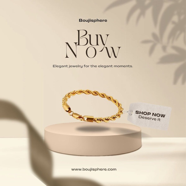 Minimalist Gold Bracelet Spotlight